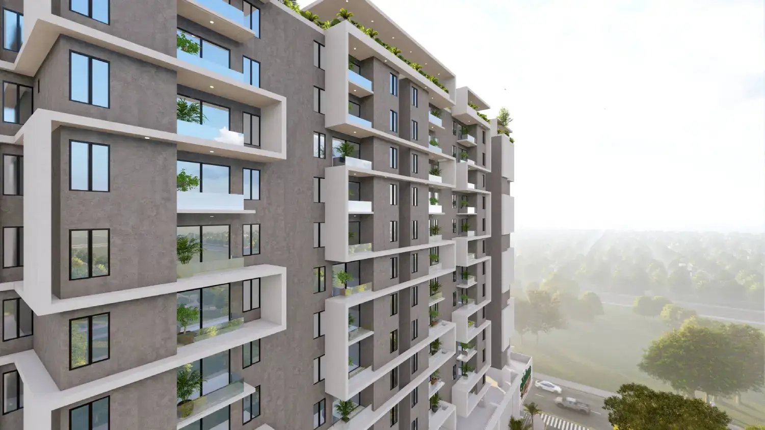 Saima Boulevard balconies